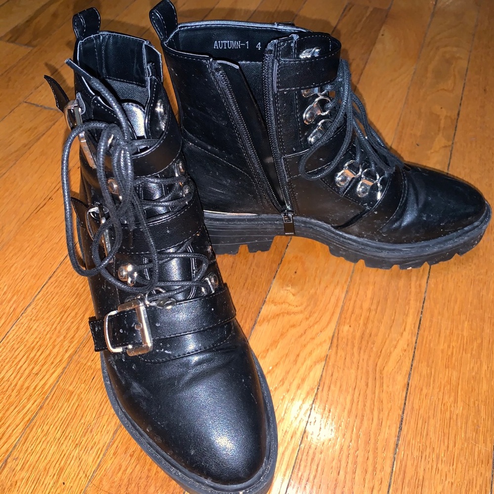 Black boots